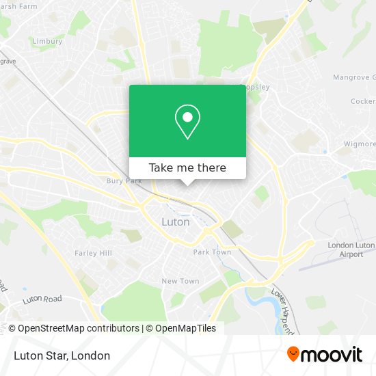 Luton Star map