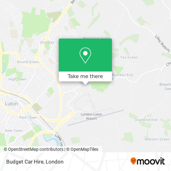 Budget Car Hire map