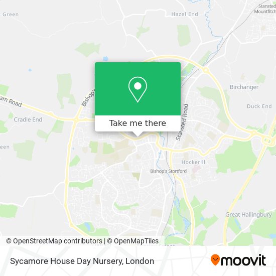 Sycamore House Day Nursery map