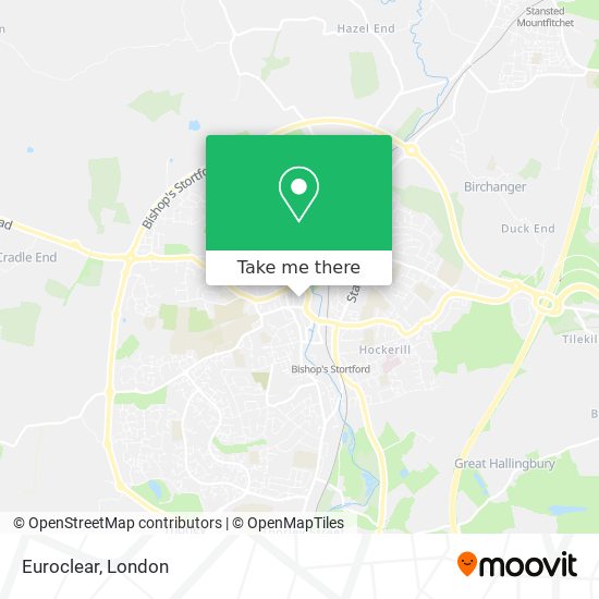 Euroclear map
