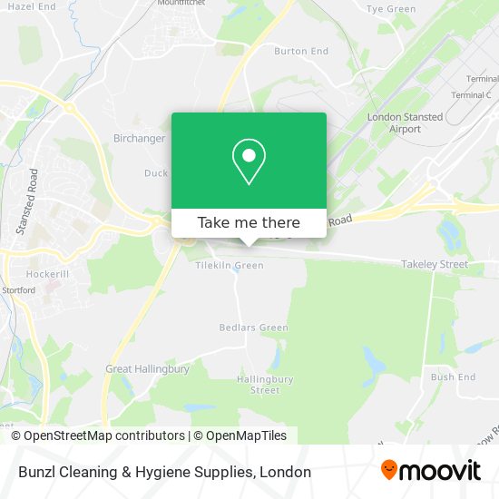 Bunzl Cleaning & Hygiene Supplies map