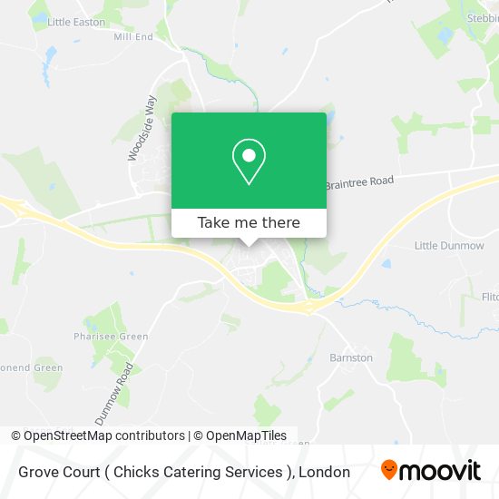 Grove Court ( Chicks Catering Services ) map