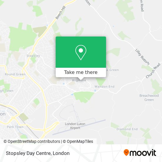 How to get to Stopsley Day Centre in Luton by Bus, Train or Tube?