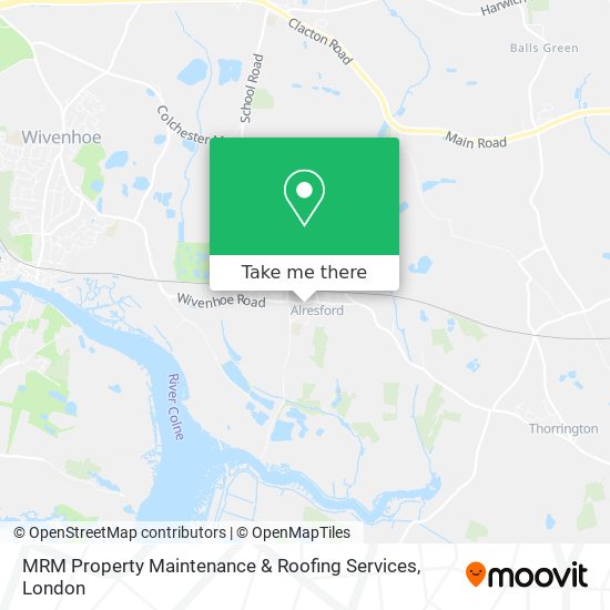 MRM Property Maintenance & Roofing Services map