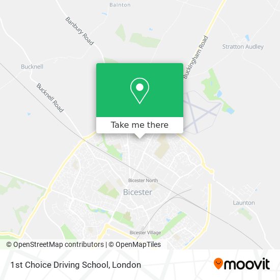 1st Choice Driving School map