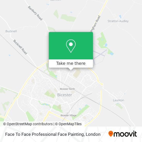 Face To Face Professional Face Painting map