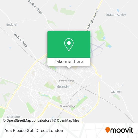 Yes Please Golf Direct map