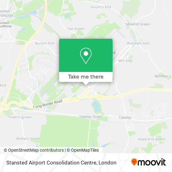 Stansted Airport Consolidation Centre map