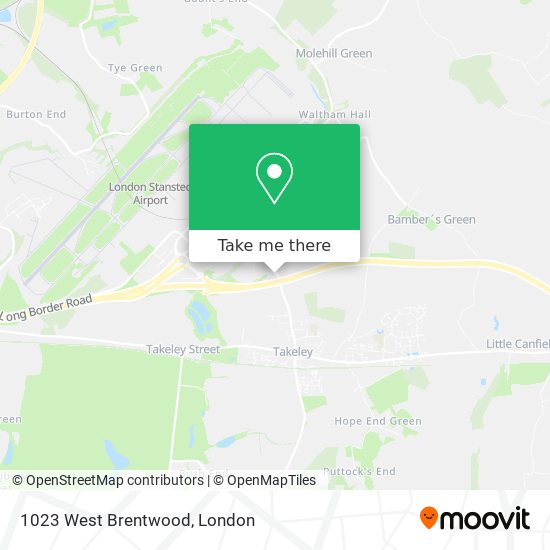 1023 West Brentwood map