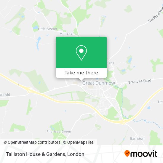 Talliston House & Gardens map