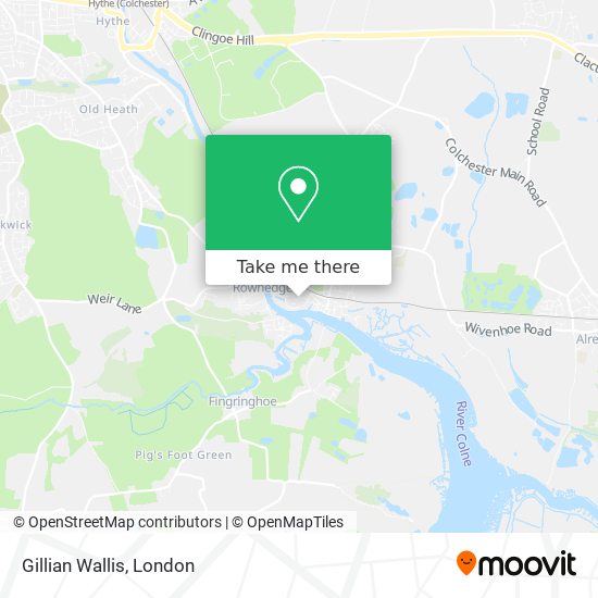 Gillian Wallis map