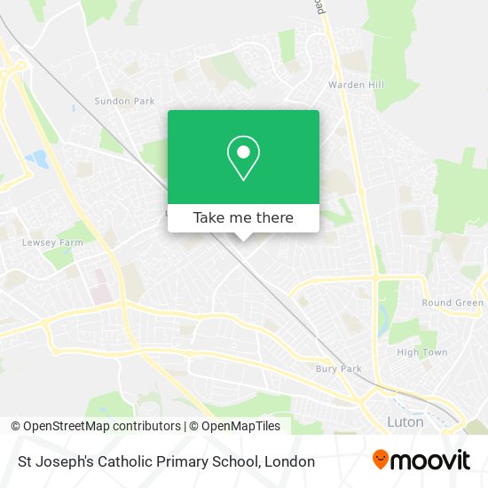 St Joseph's Catholic Primary School map