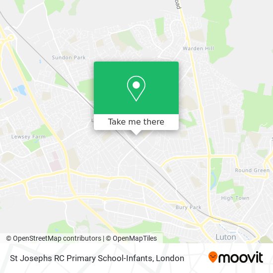 St Josephs RC Primary School-Infants map