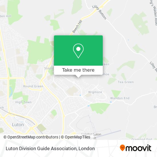 Luton Division Guide Association map