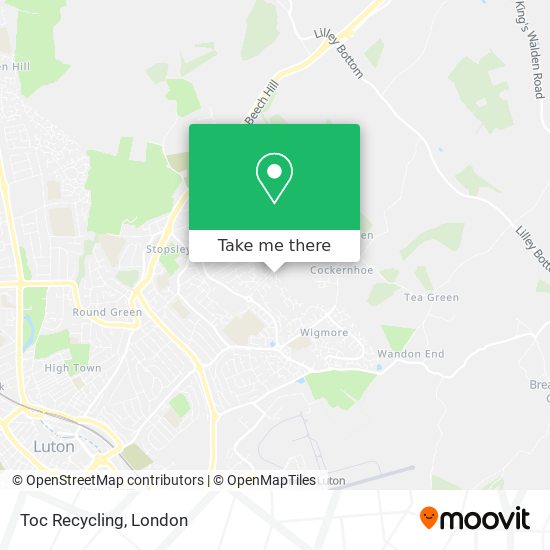 Toc Recycling map