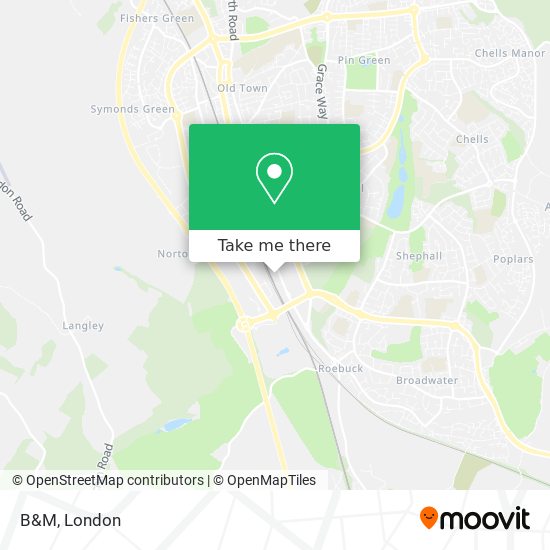 B&M map