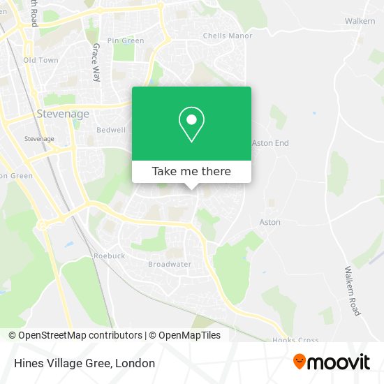 Hines Village Gree map