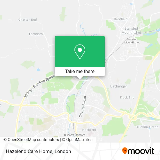Hazelend Care Home map