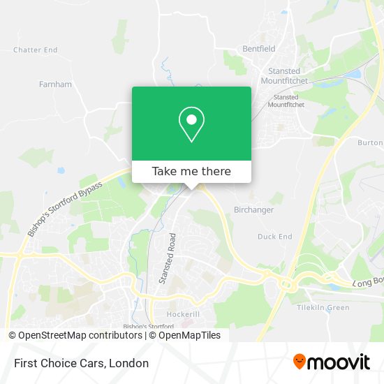 First Choice Cars map