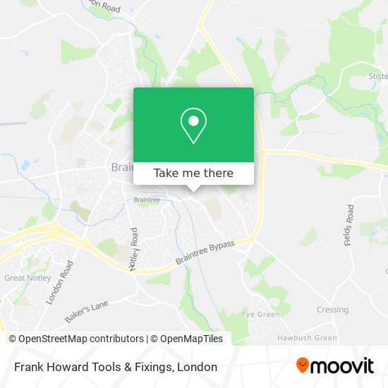 Frank Howard Tools & Fixings map