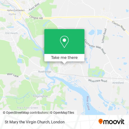 St Mary the Virgin Church map