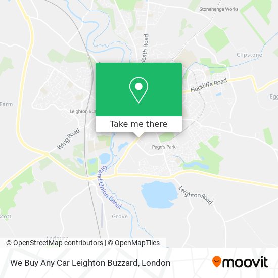 We Buy Any Car Leighton Buzzard map