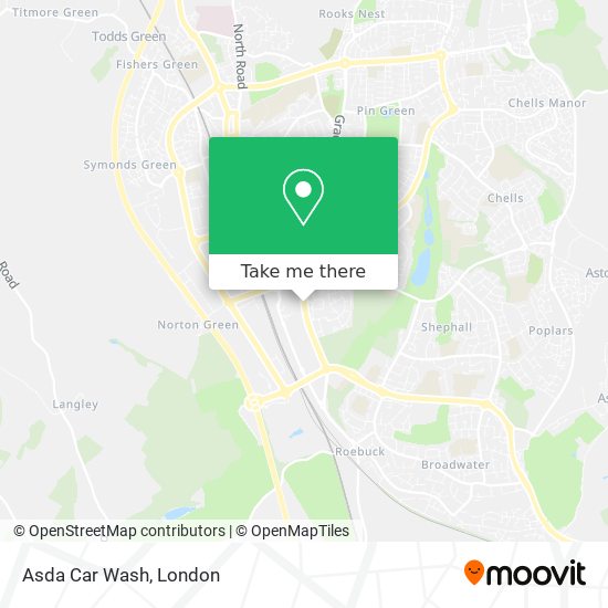 Asda Car Wash map