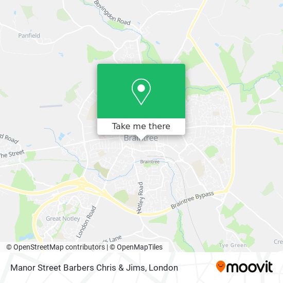 Manor Street Barbers Chris & Jims map
