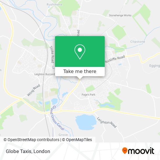 Globe Taxis map