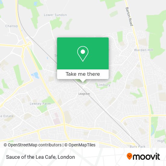Sauce of the Lea Cafe map