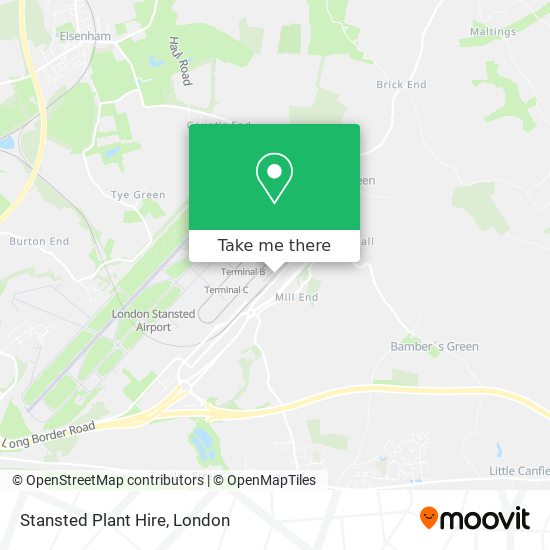 Stansted Plant Hire map