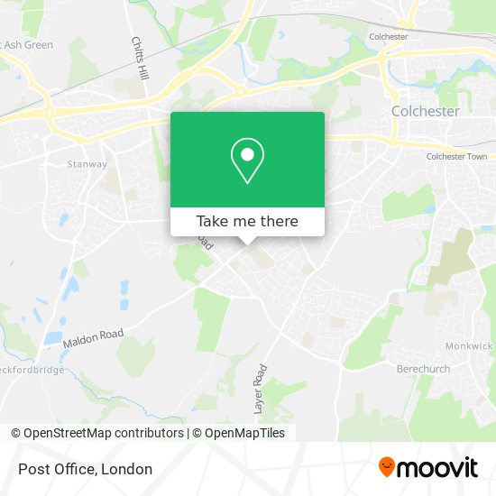Post Office map