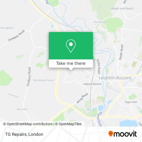 TG Repairs map