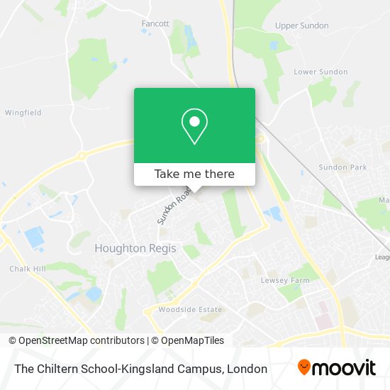 The Chiltern School-Kingsland Campus map