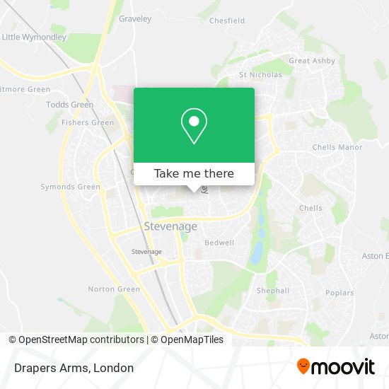 Drapers Arms map