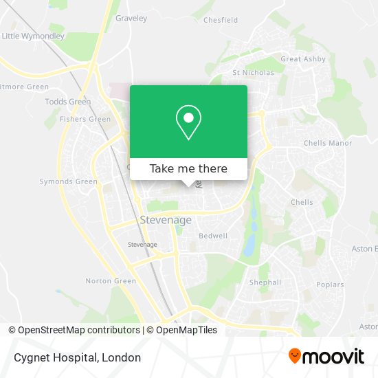 Cygnet Hospital map
