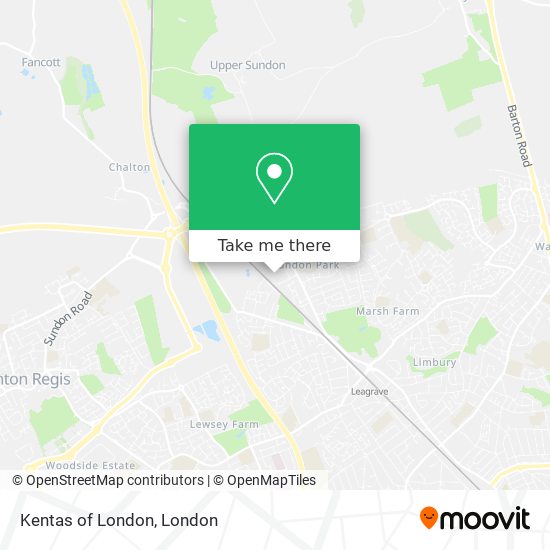 Kentas of London map