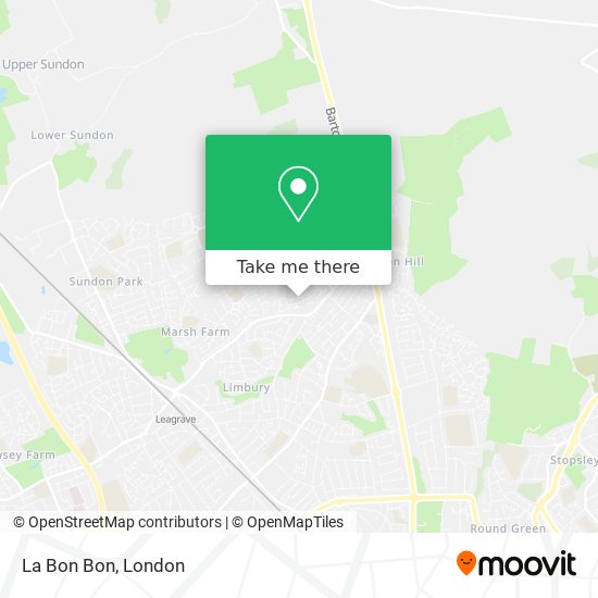 La Bon Bon map