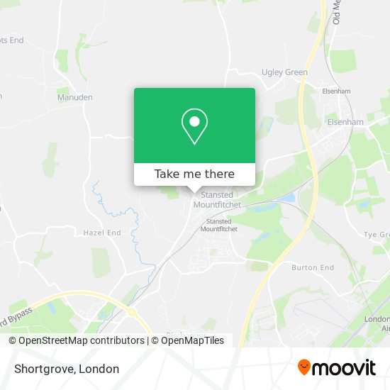 Shortgrove map