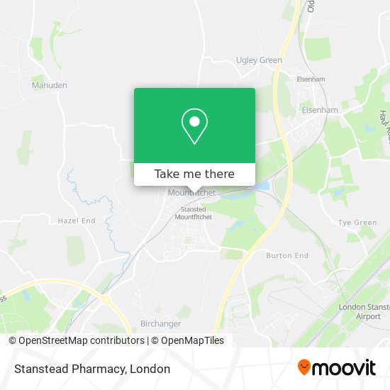 Stanstead Pharmacy map