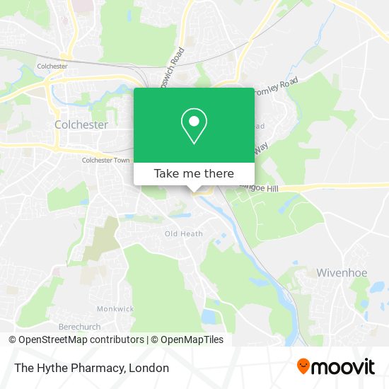The Hythe Pharmacy map