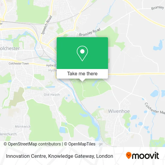 Innovation Centre, Knowledge Gateway map