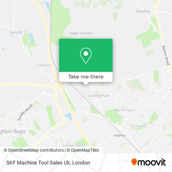 SKF Machine Tool Sales Uk map