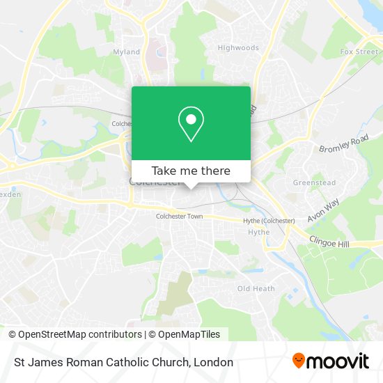 St James Roman Catholic Church map