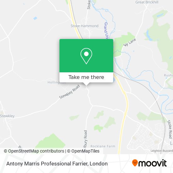 Antony Marris Professional Farrier map