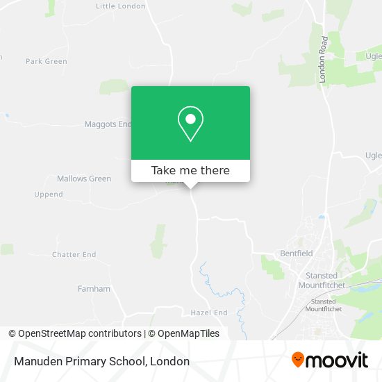 Manuden Primary School map