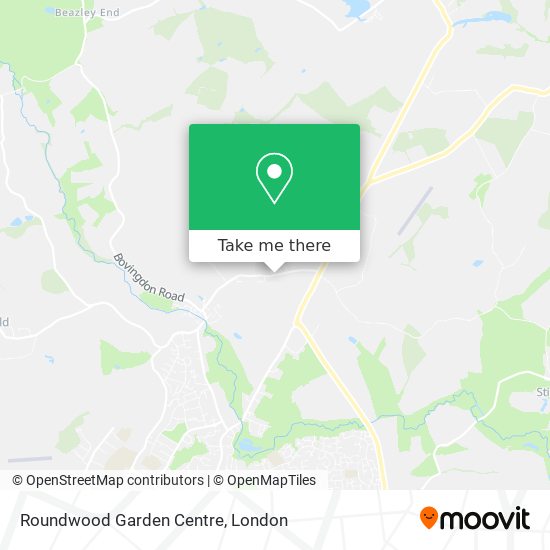Roundwood Garden Centre map