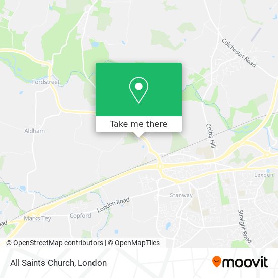 All Saints Church map