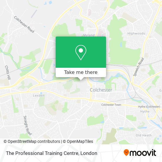 The Professional Training Centre map