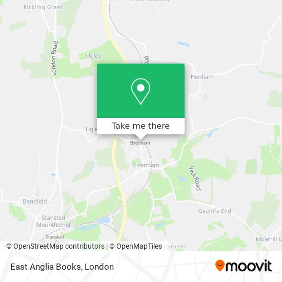 East Anglia Books map